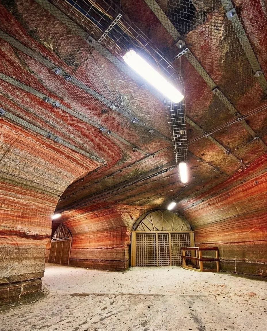 Психоделические узоры карналлитовой шахты Психоделические узоры карналлитовой шахты