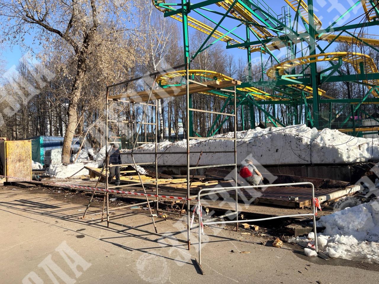 Торговые киоски сносят в пермском парке имени Горького