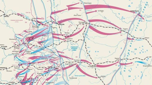В 1919 году Прикамье остается в центре боёв