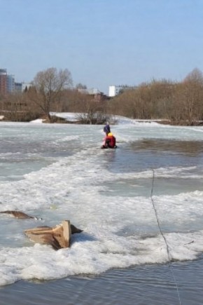 На Мулянке девочка провалилась под лед
