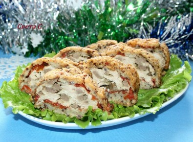 Кулинарный шедевр: куриный рулет с печенью для вашего стола