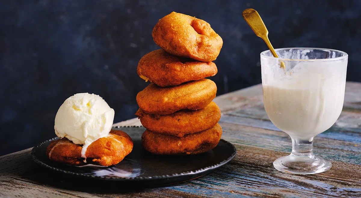 Французские яблочные пончики: осеннее угощение