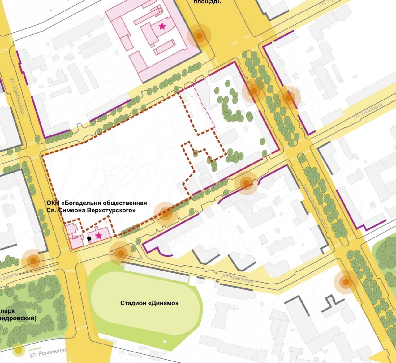 Пермский квартал №137 (ограничен улицами Куйбышева, Пушкина, Луначарского и Комсомольским проспектом) ждут серьезные изменения