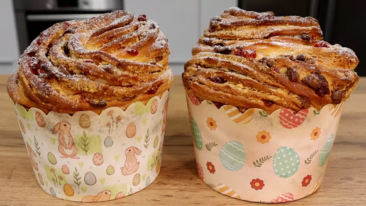 Пасхальный краффин: нежное продолжение традиций с фруктовой начинкой