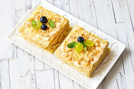 Как приготовить мини-наполеоны с ванильным кремом: новое прочтение классического десерта