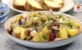 Теплый салат с запеченным картофелем: рецептура, которая вдохновляет
