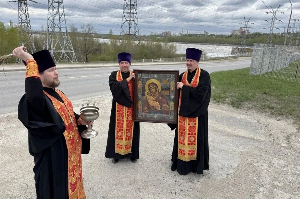 Для защиты от беспилотников Пермь освятили иконой