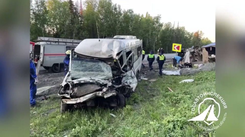 Автобус с баскетбольной командой попал в ДТП в Челябинской области