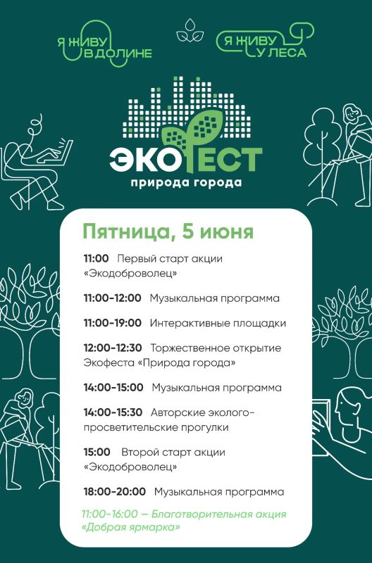 Эдуард Соснин: В шестой раз в Перми пройдет экологический фестиваль «Природа города» Эдуард Соснин: В шестой раз в Перми пройдет экологический фестиваль «Природа города»