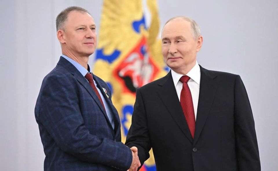 Машинист «Уралкалия» получил награду от президента России Владимира Путина