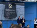 День города традиционно начинается с церемонии открытия памятных плит на аллее Доблести и Славы