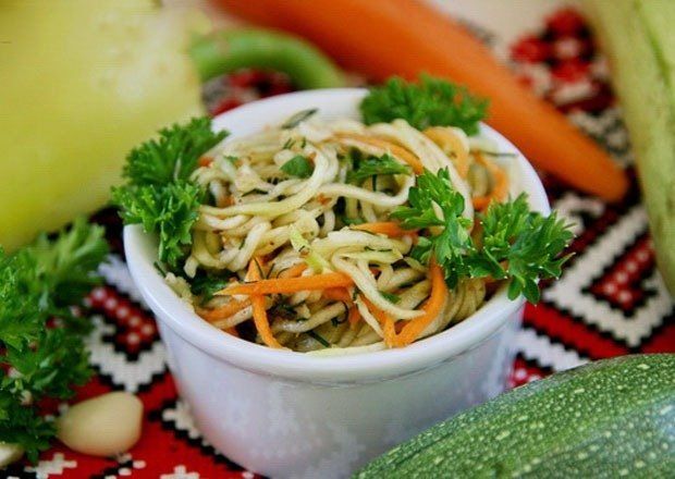 Кабачки по-корейски: Изящная закуска на зиму
