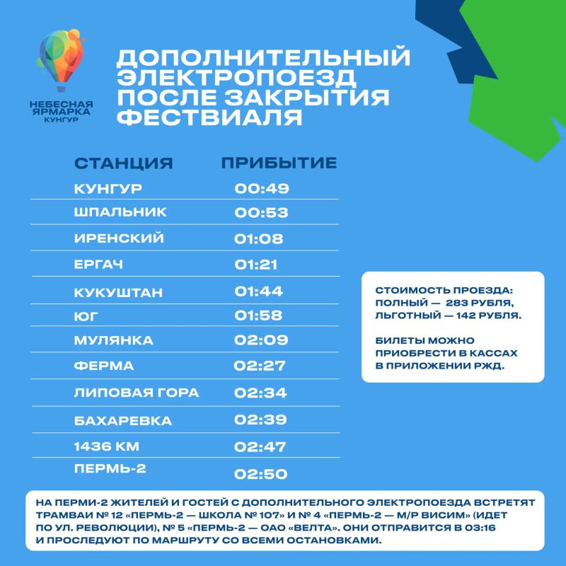 Как добраться на фестиваль «Небесная ярмарка» (6+) в Кунгуре Как добраться на фестиваль «Небесная ярмарка» (6+) в Кунгуре