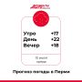 С добрым утром! Делимся прогнозом погоды на сегодняшний день