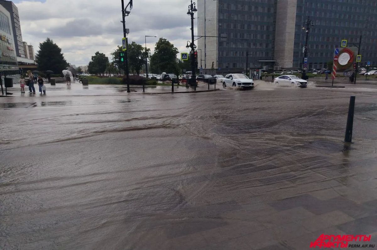 Почему центр Перми подтопило во время дождей?