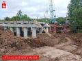 Капремонт моста через реку Мулянку в деревне Клестята