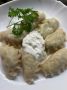 Нежные варенички с сыром и шпинатом