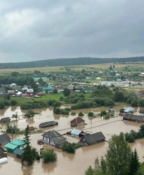 В Октябрьском округе подтоплены 53 жилых дома
