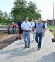 Валерий Сухих оценил ход благоустройства Ярмарочной площади в Осе