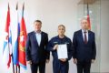 Пожарный Роман Мулин получил награду за спасение девушки в центре Перми