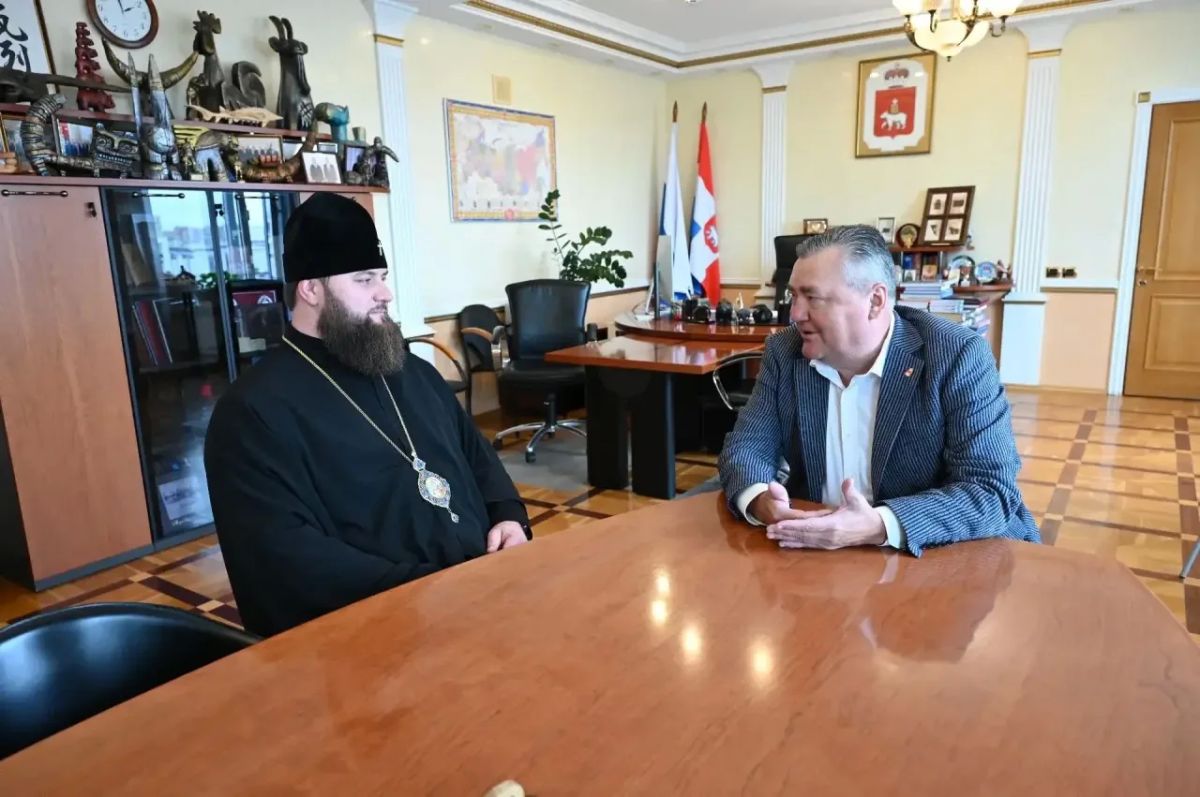 Председатель Законодательного Собрания Валерий Сухих встретился с главой Пермской митрополии, митрополитом Пермским и Кунгурским Игнатием Председатель Законодательного Собрания Валерий Сухих встретился с главой Пермской митрополии, митрополитом Пермским и Кунгурским Игнатием