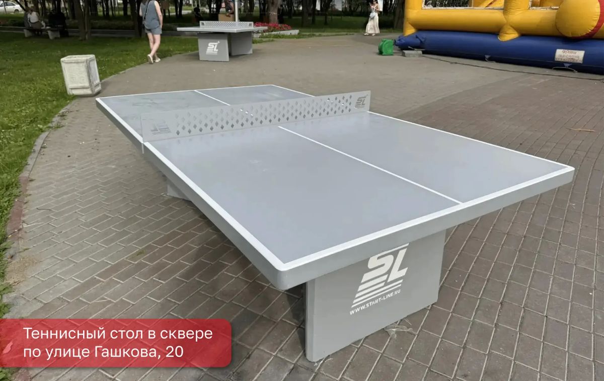 Эдуард Соснин: 28 новых теннисных столов появилось в общественных пространствах Перми Эдуард Соснин: 28 новых теннисных столов появилось в общественных пространствах Перми