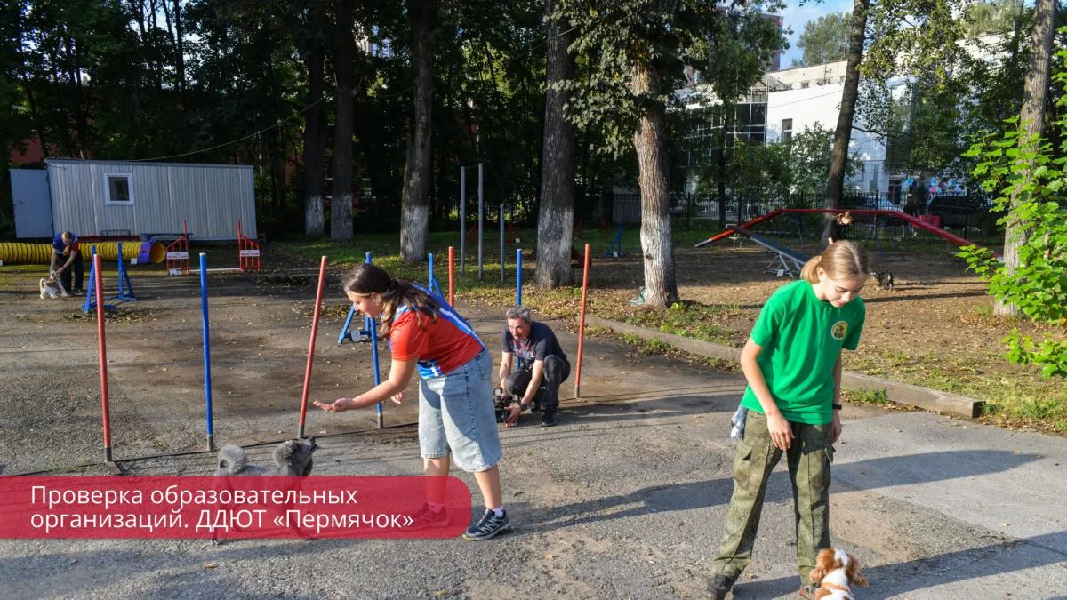 Эдуард Соснин: Накануне начала учебного года оценил готовность городских учреждений к встрече юных пермяков Эдуард Соснин: Накануне начала учебного года оценил готовность городских учреждений к встрече юных пермяков