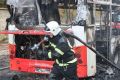 В Перми загорелся автобусный парк на улице Ижевской