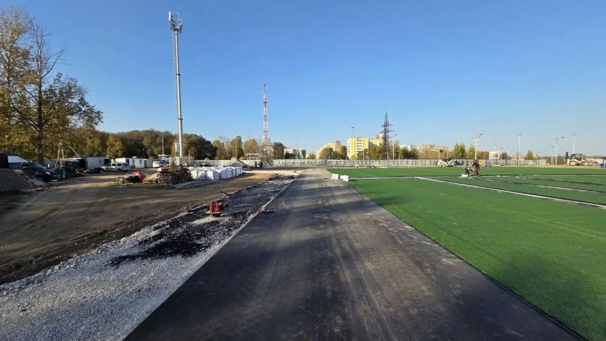 Готовность стадиона спорткомплекса «Трудовые резервы» в Перми превысила 80%