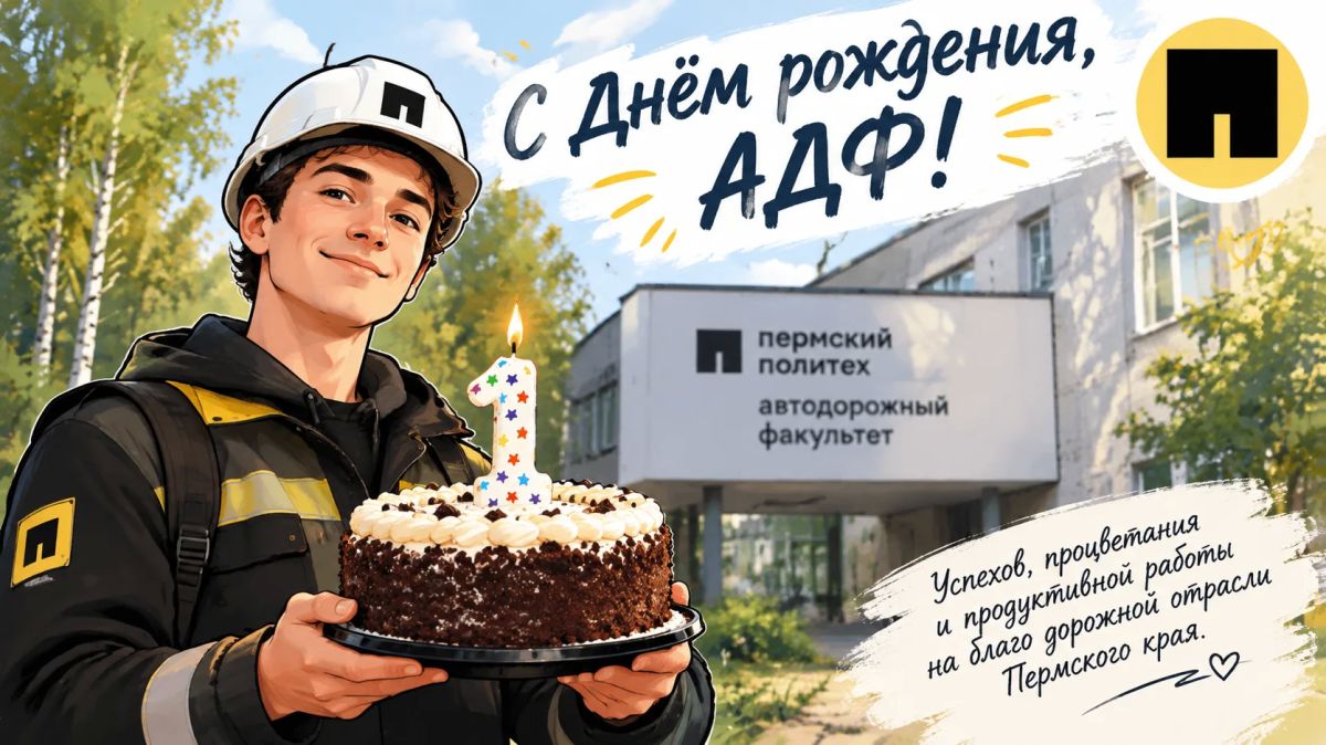 1 АВТОДОРУ — 1 год!. Ровно год назад 1 октября автодорожный факультет Пермского Политеха вновь открыл двери для студентов