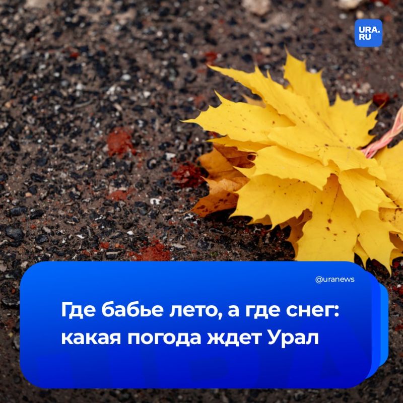 Погодные качели ждут уральцев в ближайшие дни