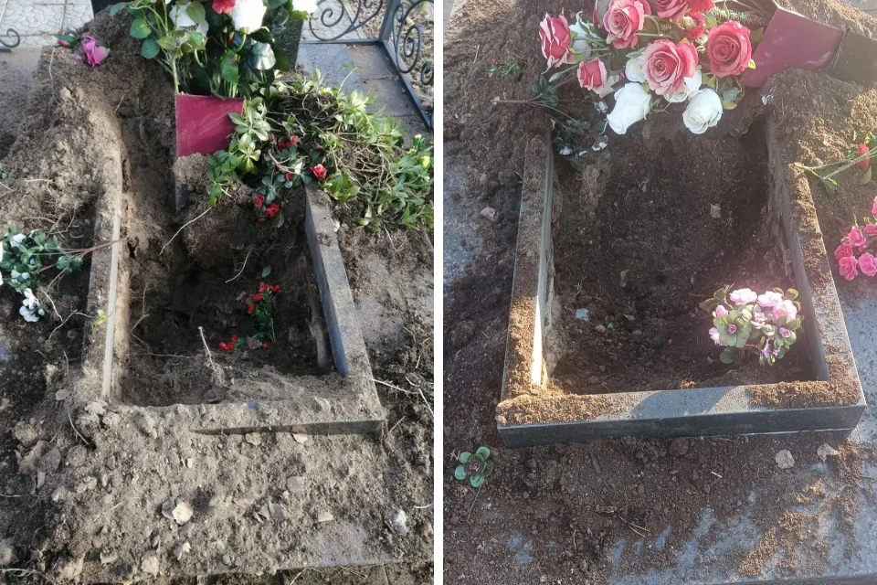 Приехали на кладбище и ахнули: пермячка рассказала, что могилу ее сына разрыли на полметра вглубь